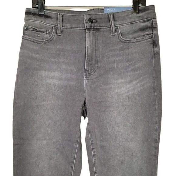 TalbotsâFlawlessâGray SlimâCroppedâJeansâSzâ10P - Picture 3 of 9